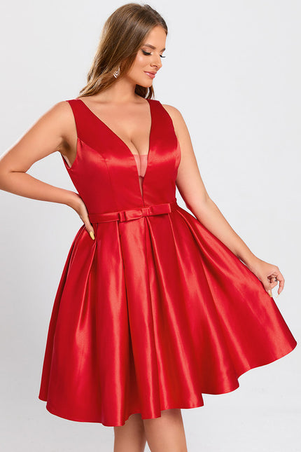 Robe Courte Col V - gallery 5