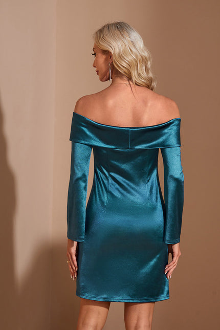 Robe Courte Encolure Américaine - gallery 2