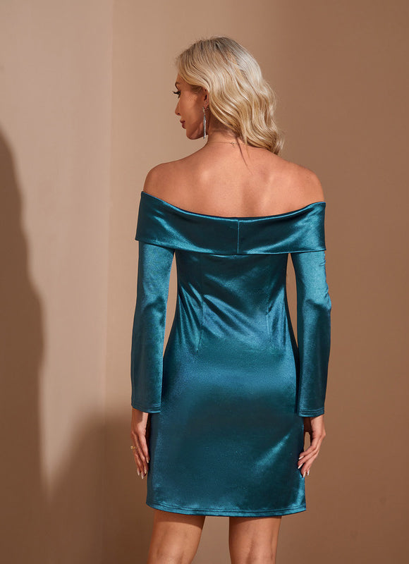 Robe Courte Encolure Américaine - gallery 2