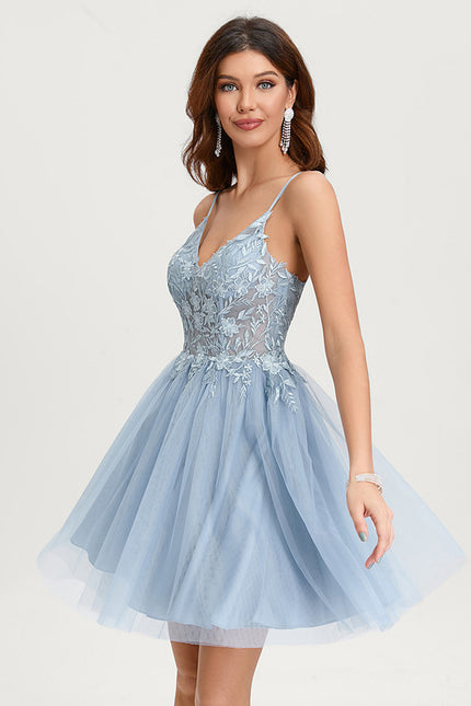 Robe Courte Tulle Embellie - gallery 2