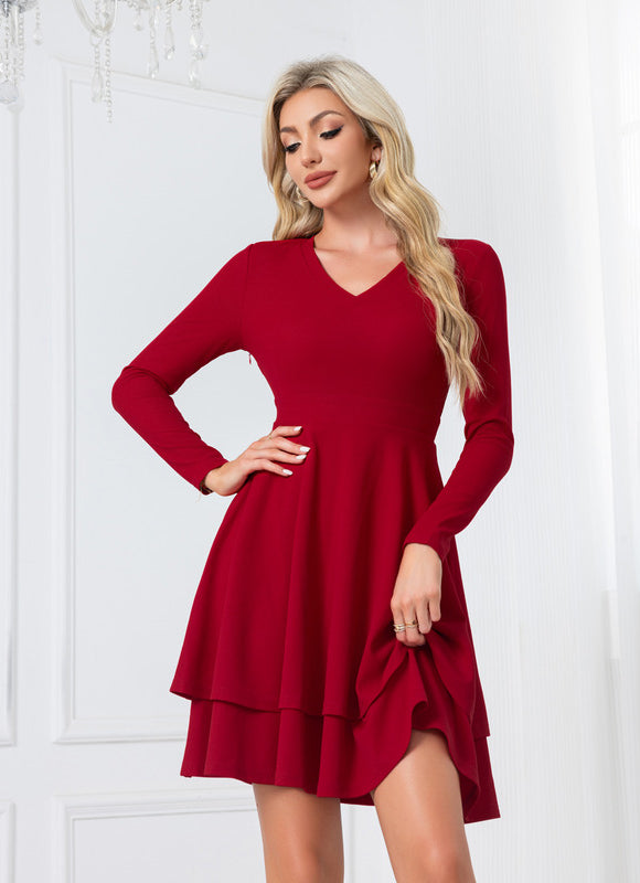 Robe Trapèze Femme Courte Style Année 60 - gallery 3