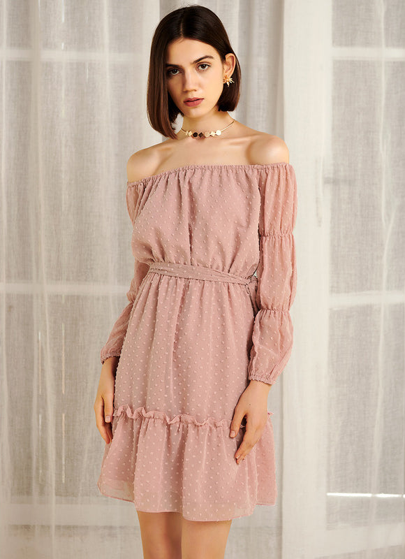 Robe Courte Volantée Douce - gallery 3